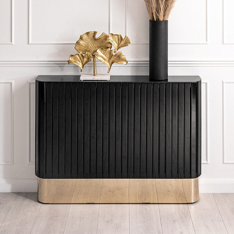 Anastasia Black Glass Radiator Cover