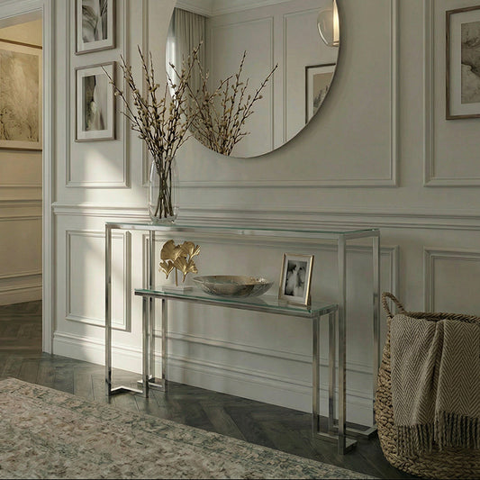 Anta Silver Console Table