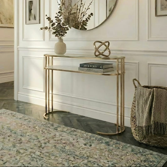 Aria Side Table Brass