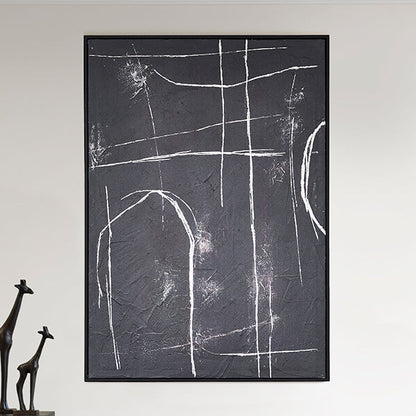 Structures One - Hand-Painted Wall Art