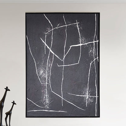 Structures Two - Hand-Painted Wall Art