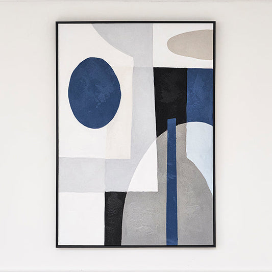 Blue Notes Two - Hand-Painted Wall Art