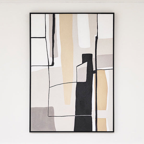 Brownstone Two - Hand-Painted Wall Art
