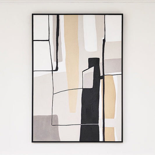 Brownstone Two - Hand-Painted Wall Art