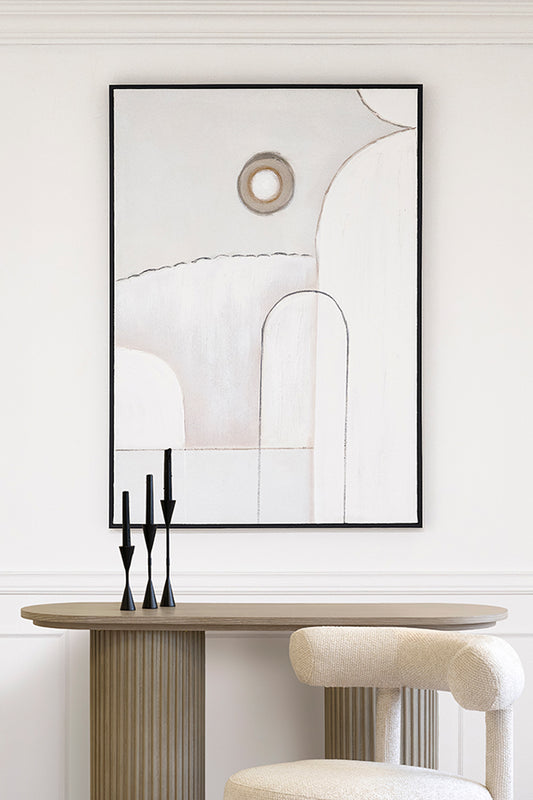 Muted Duet One - Hand-Painted Wall Art