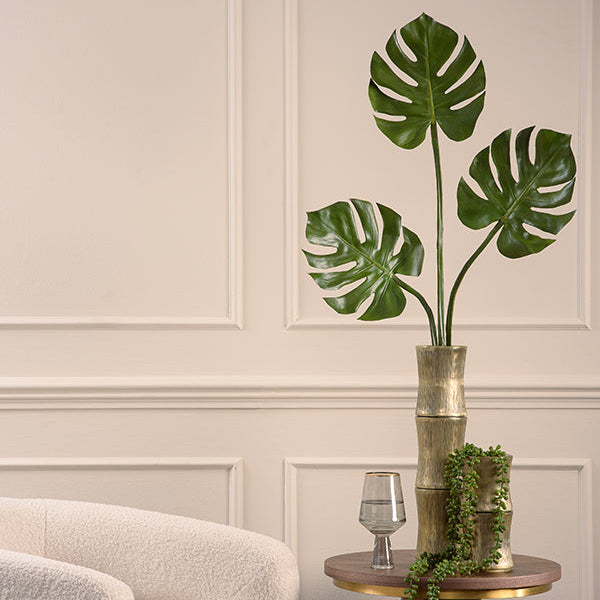 Artificial Large Cheese Plant Leaf