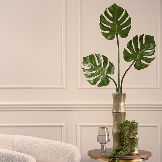 Artificial Large Cheese Plant Leaf