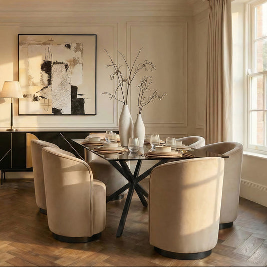 Aster Black Dining Table