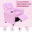 Children Recliner Armchair W/ Cup Holder-Pink