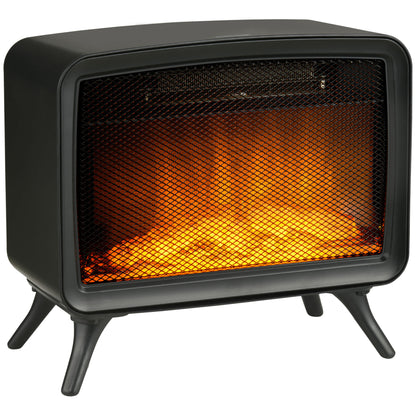 Freestanding or Tabletop Electric Fireplace, Stove Heater, 800W/1600W