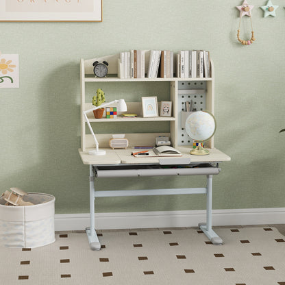 Kids Desk, Study Desk for Kids Height Adjustable with Tilt-Desktop
