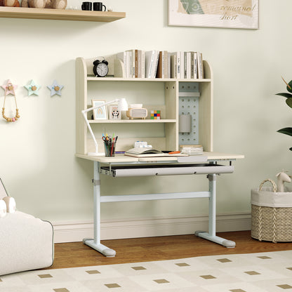 Kids Desk, Study Desk for Kids Height Adjustable with Tilt-Desktop