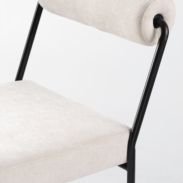 Set of 2 Nosta dining chairs - Light Taupe