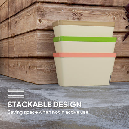 3 Pcs Self Watering Plant Pots w/ Visual Water Level Window