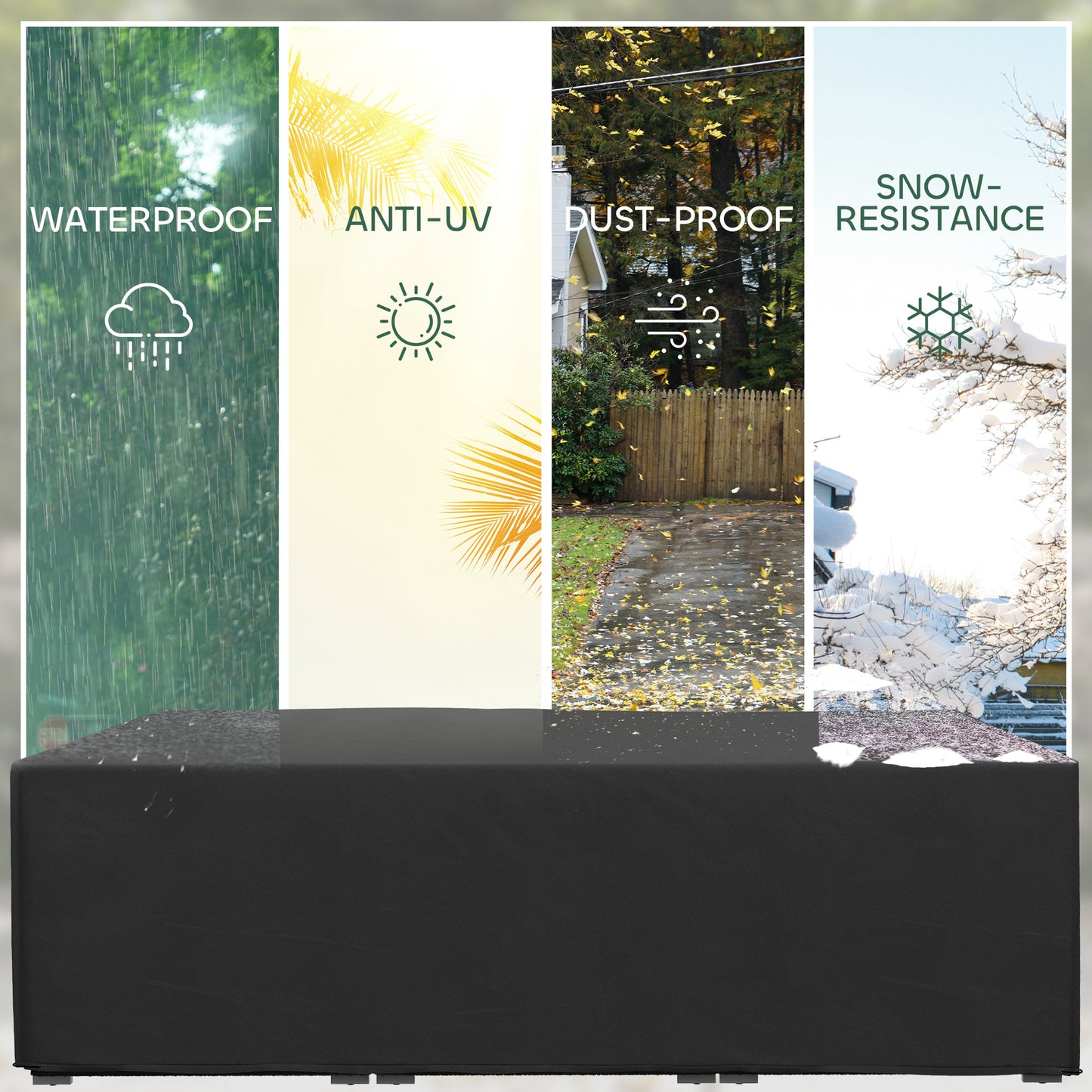 Garden Furniture Cover Outdoor Waterproof Rattan Set Rain Protection