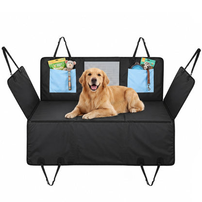 Dog Car Seat Cover, Waterproof Dog Travel Hammock, Blue
