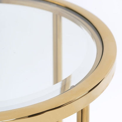 Rippon Brass Circular Side Table