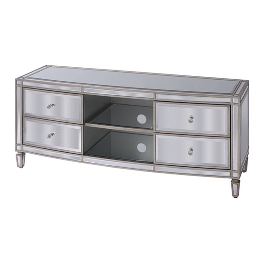 Antoinette Mirrored Media Unit