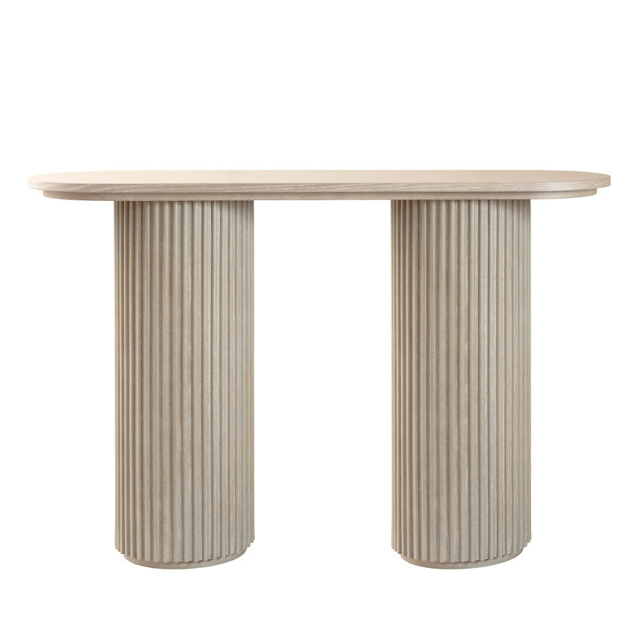 Ophelia Washed Grey Oak Console Table