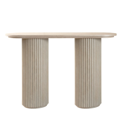 Ophelia Washed Grey Oak Console Table