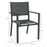 Set of Two Aluminium Stacking Garden Chairs