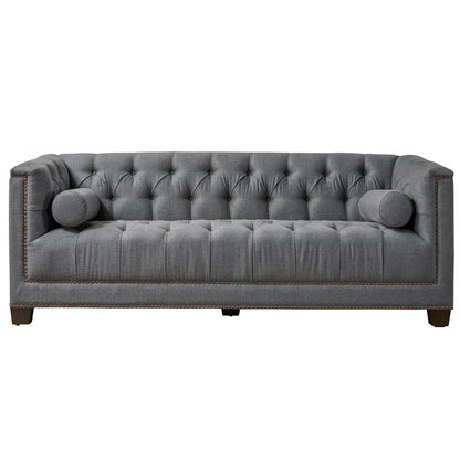 Bankes Three Seat Sofa - Charcoal