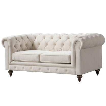 Monty Two Seat Sofa - Chalk