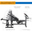 Multi-Exercise Full-Body Weight Rack with Bench Press, Leg Extension, Chest Fly Resistance Band & Preacher Curl