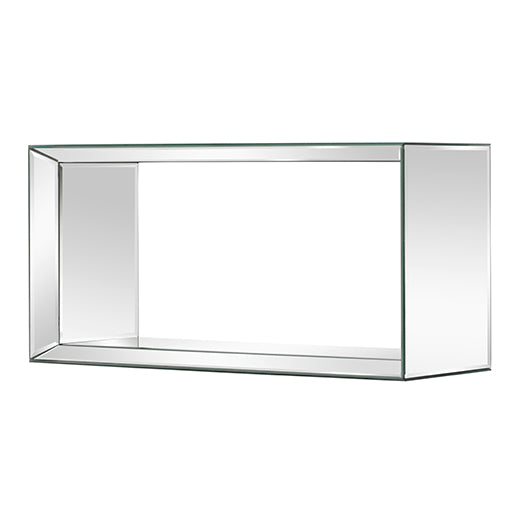 Uno - Mirrored Rectangular Wall Shelf