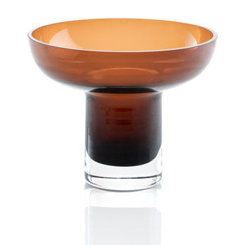Small Cognac Glass Vase