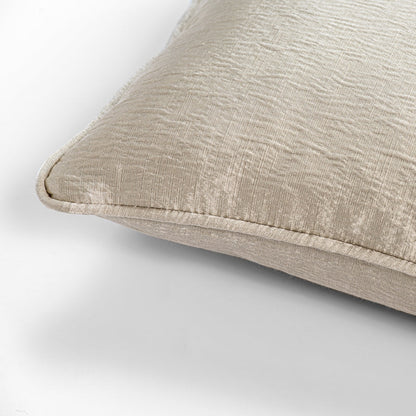 Taupe Shimmer Rectangular Cushion