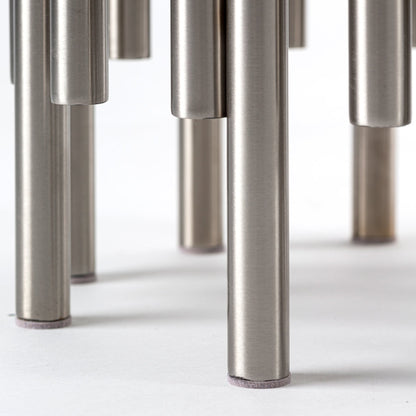 Rubell Silver Side Table