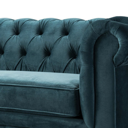 Monty Three Seat Sofa - Peacock