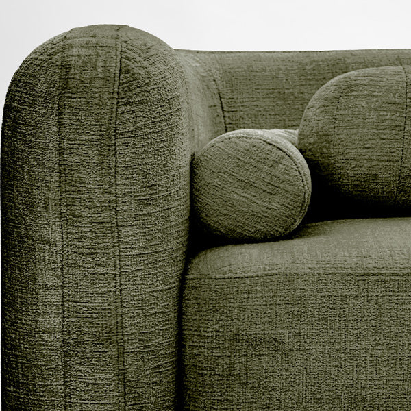Munich Three Seat Sofa - Forest Green