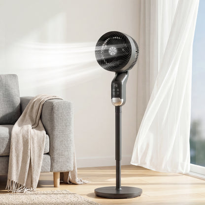 20 dB Standing Fan for Bedroom, Pedestal Fan with Oscillating