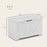 Storage Trunk for Living Room, with Safety Hinges, 80cm, White