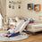 Kids Slide for Couch, Bed, Sofa, Easy to Assemble, Blue