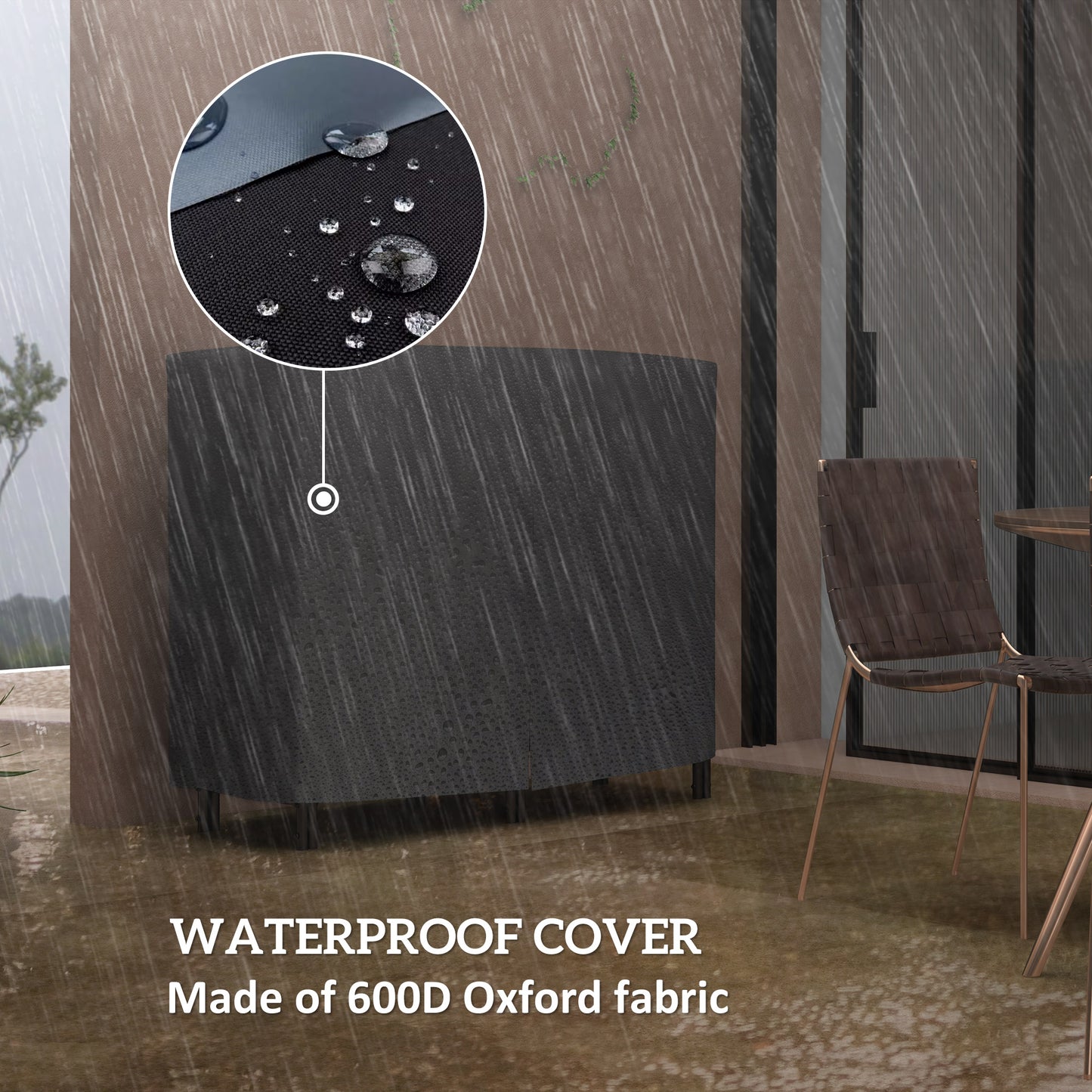 4FT Firewood Rack with Canvas Carrier Bag and 600D Oxford Waterproof Cover, Metal Log Store Indoors, Log Storage Rack Holder for Outdoor Indoor Fireplace, Black