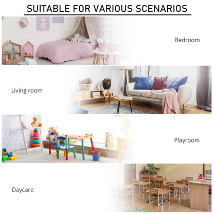 Kids Storage Cabinet Corner Organizer with Anti-tipping Hardware Drawer