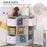 Kids Storage Cabinet Corner Organizer with Anti-tipping Hardware Drawer