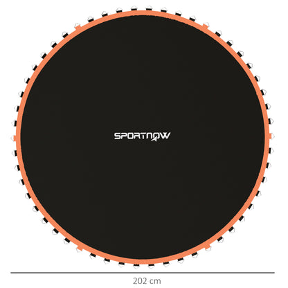 Trampoline Mat with 42 V-Hooks, for 8ft Trampoline, Orange