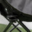 Camping Chair, Lightweight Folding Chair with Carrying Bag and Storage Pocket, Perfect for Festivals, Fishing, Beach and Hiking, Black