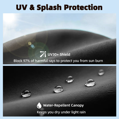 Garden Parasol, 2m Outdoor Table Parasol Umbrella with Tilt