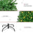 5ft Prelit Christmas Tree Artificial Tree Warm White LED Holiday Home Xmas Decoration, Green