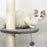 Cat Tree, Kitten Tower, Condo, Multi-Layer Activity Center, Indoor Pet Play House with Solid Scratching Post Hanging Balls, Grey