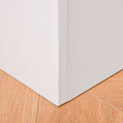 Wooden Kids Toy Box Children Storage Chest Organiser Book Slot White