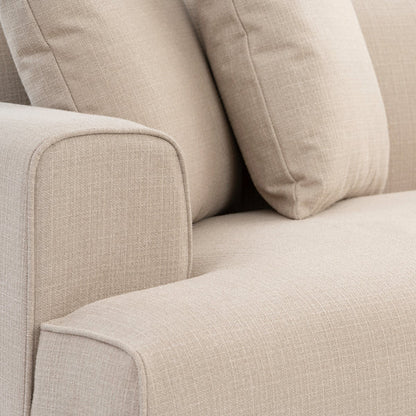 Duke Three Seat Sofa – Limestone