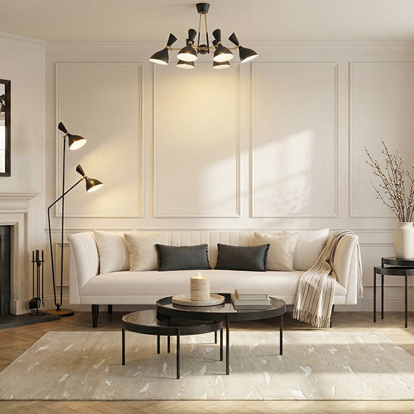 Baxter Three Seat Sofa – Ivory