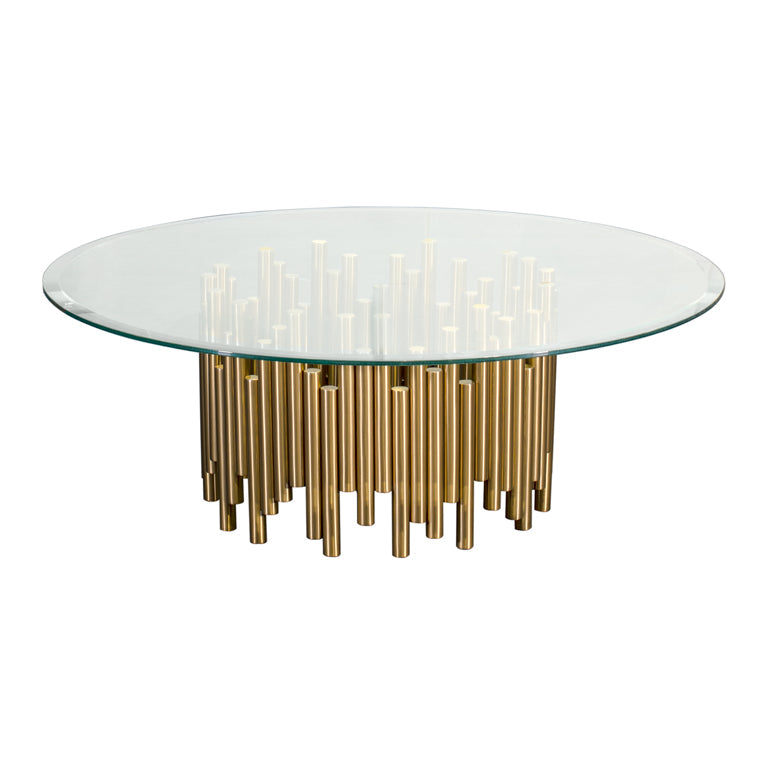 Rubell Brass Coffee Table