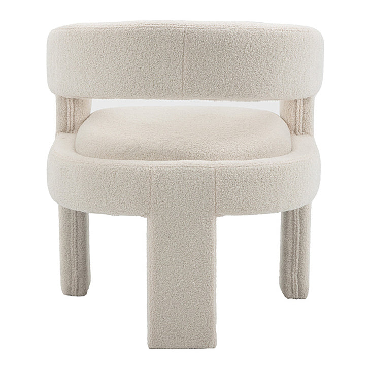 Santini Dining Chair – Ivory Borg